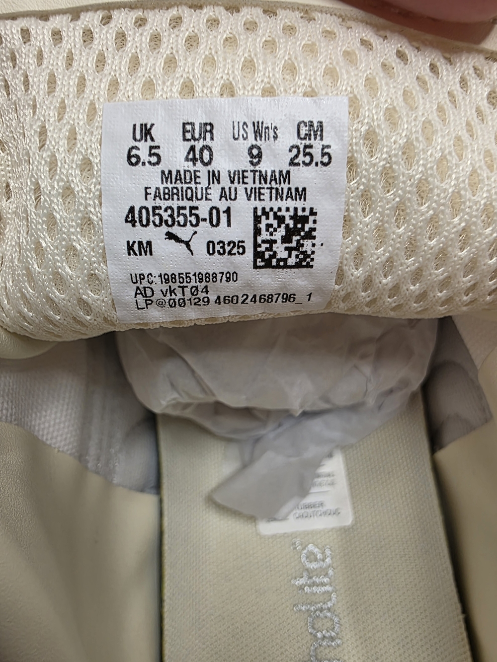 Puma Speedcat Premium sneakers "Frosted Ivory/Matte Silver" Size 9W - Picture 6 of 6